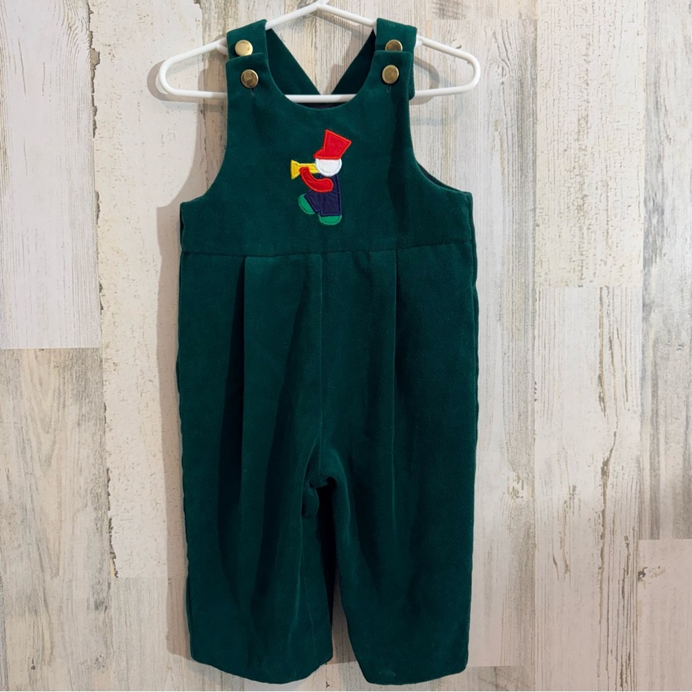 FLORENCE EISEMAN BABY HEIRLOOM GREEN JON JON 12M VINTAGE LUXE RARE